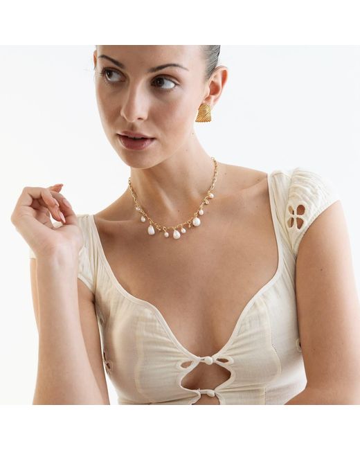 Miss Cecilia Metallic Whisper Earrings