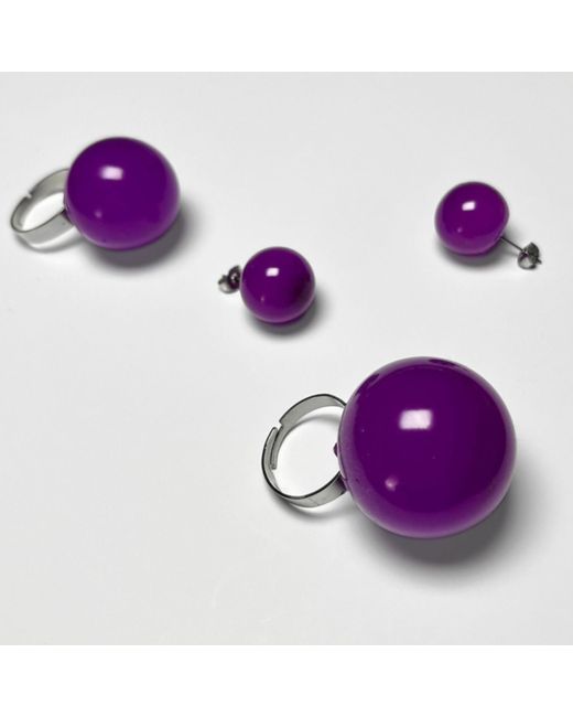 Studio Syg Purple Big Neon Ring