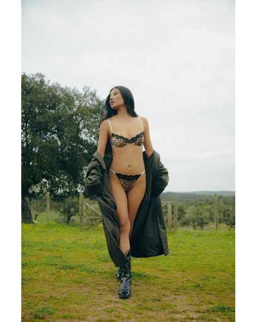 Wild Lovers Black Lyra Thong