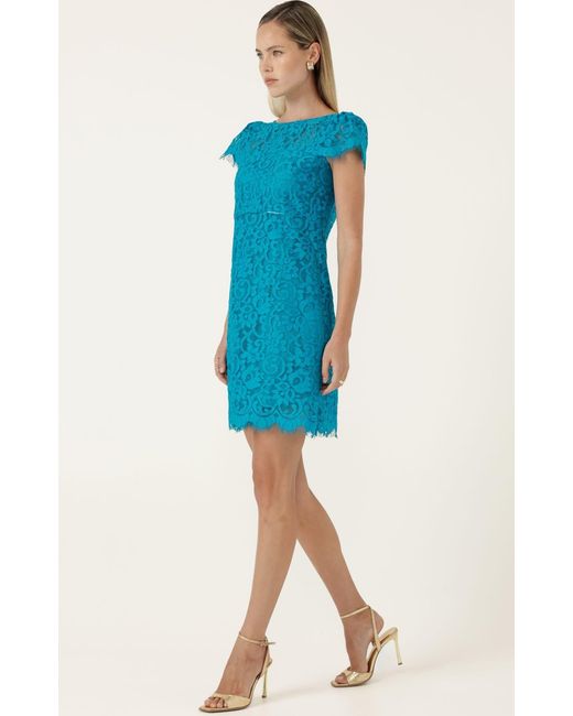SACHA DRAKE Blue Lucinda Shift Dress