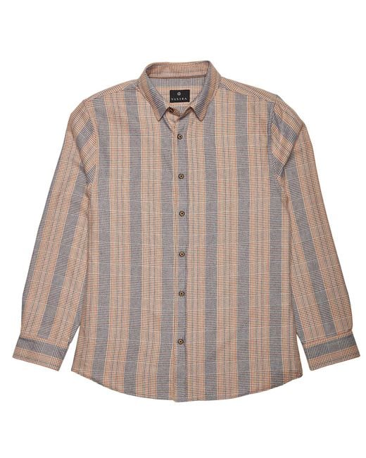 Vustra Brown Khakhi Check for men