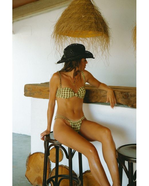 Wild Lovers Metallic Cabana Bikini Top