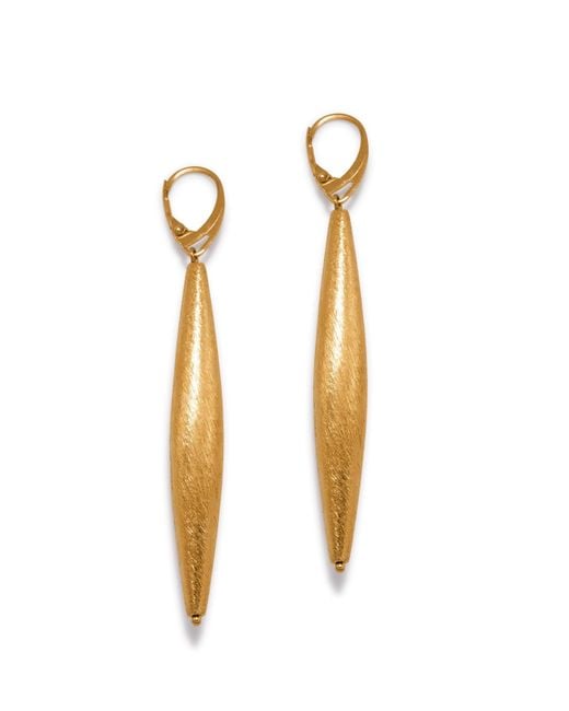 Jaredjamin Metallic Zeppelin Cora One Drop Earrings