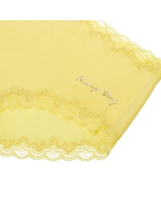 Uwila Warrior Yellow Soft Silk Days Of The Week Briefs Hump Day- Lemon Zest