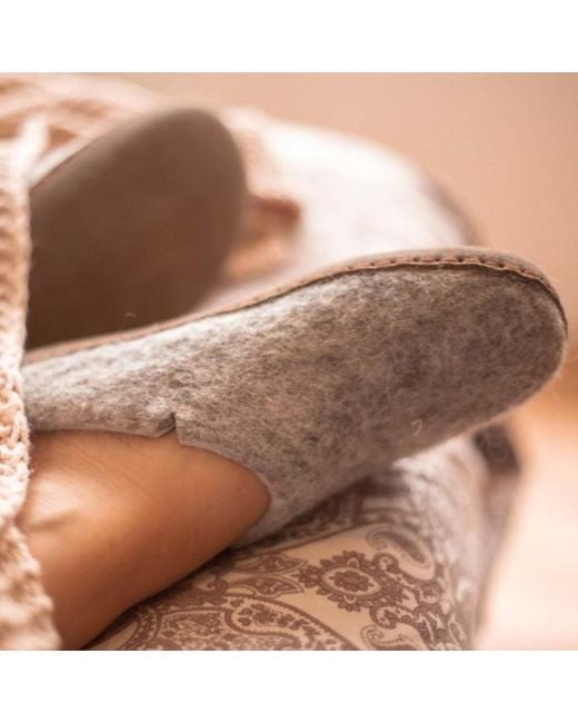 Betterfelt Gray Classic Slipper