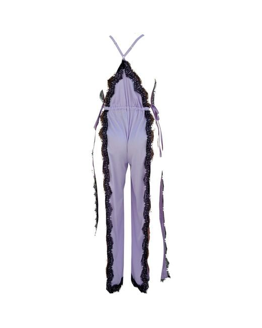 Noblesse Oblige Purple Pop Open Side Romper