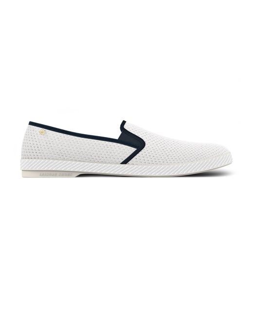 Rivieras White Classic Mesh Bias