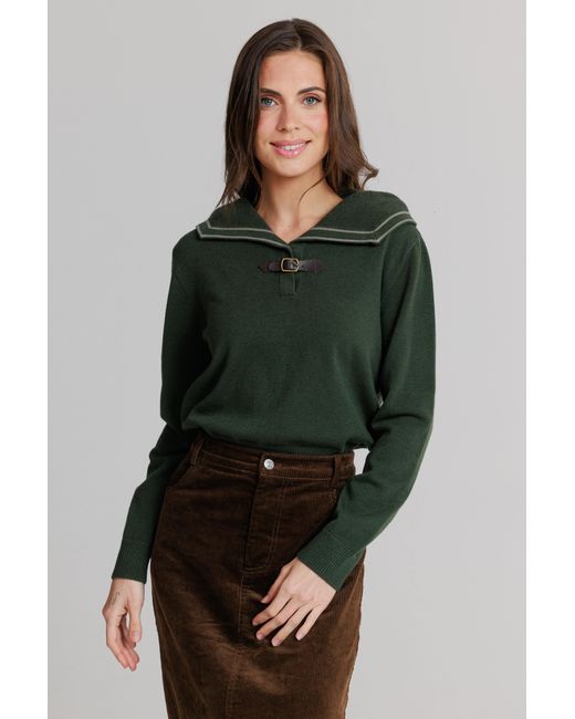 Lou&Up (Formerly Loup Clothing) Green Sailor Sweater