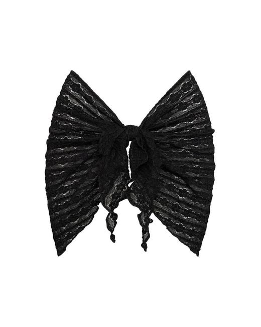Montce Black Daisy Lace Sarong