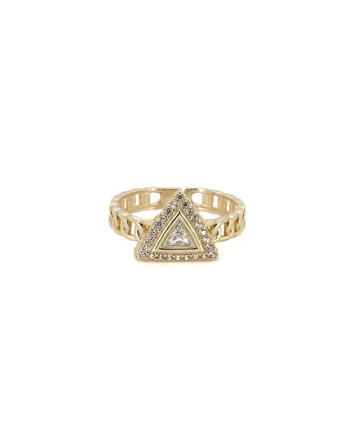 Ebru Jewelry Metallic Vermeil Diamond Ring