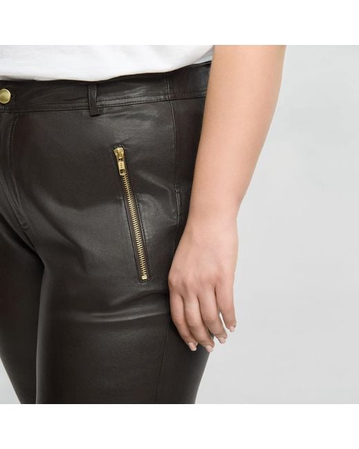 Zoe Gray Lucille Leather Pants
