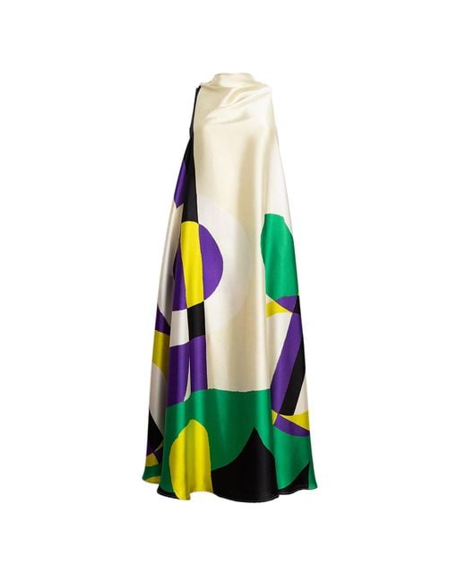 Bianca Popp Green Bell Dress Long