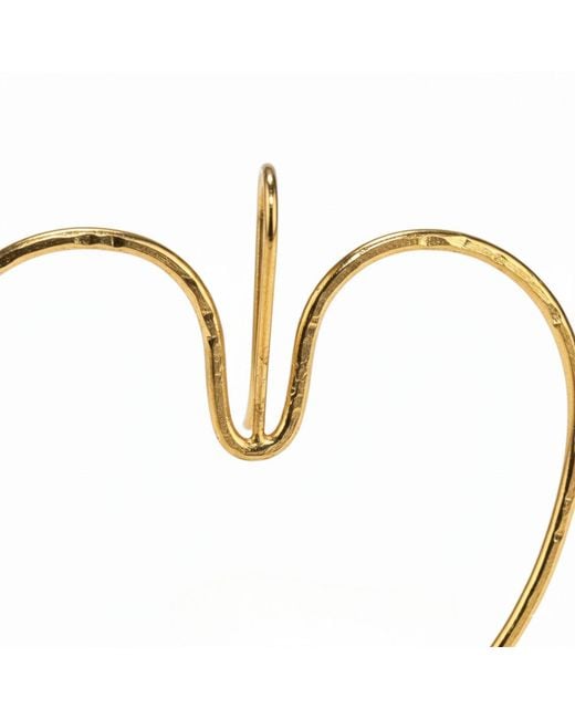 Jaredjamin Metallic Fluttering Heart Hook Earrings
