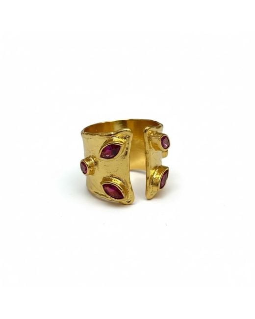La Pluie Jewellery Metallic Vesta Ring