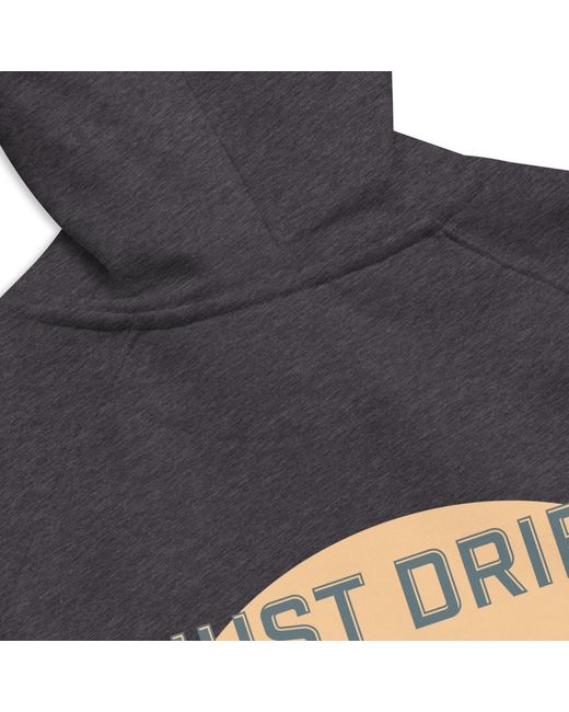 Anchor and Crew Gray Charcoal Melange Just Drift. Seeker Organic Cotton Raglan Hoodie