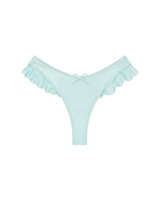 Montce Blue Seafoam Silkie Kelly Bikini Bottom