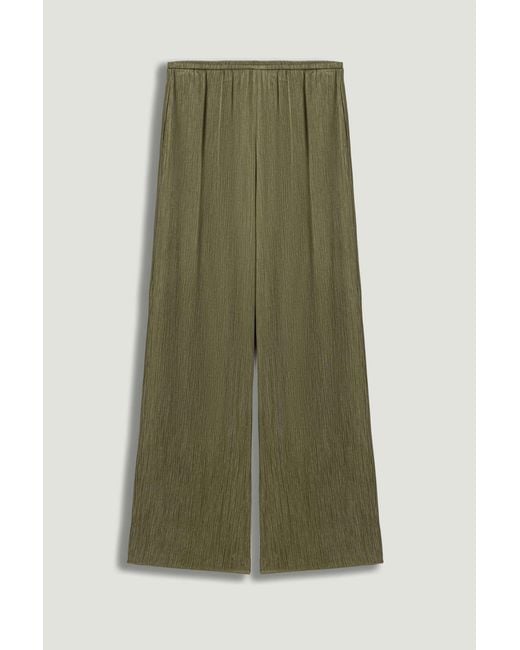 Nocturne Green Neutrals Relaxed Straight-Leg Pants