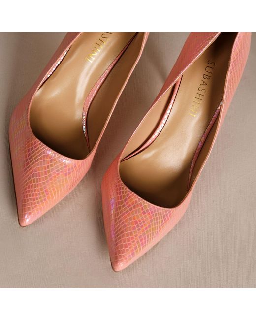 Subashini Heels Pink Desert Rose Stiletto Pump