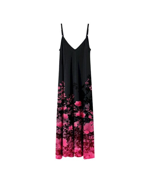 Aloha From Deer Purple Midnight Bloom Maxi Dress