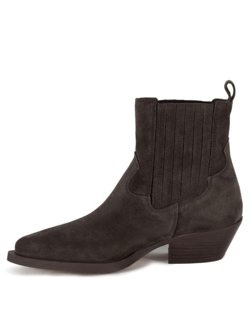 Keith Scarrott Shoes Brown Musci Suede Ankle Boots