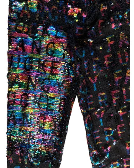 Any Old Iron Blue Reversible Sequin Fancy Fucker Joggers