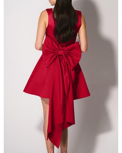 Tia Dorraine Red Statement Bow Belt