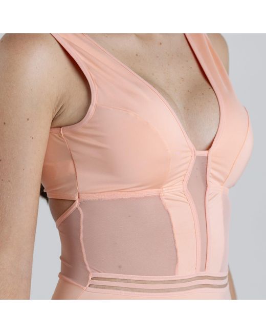 Zelf Intimates Orange Aura Soft Peach Bodysuit