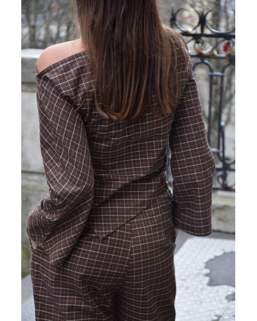 Mind Traveler Brown Alia Top