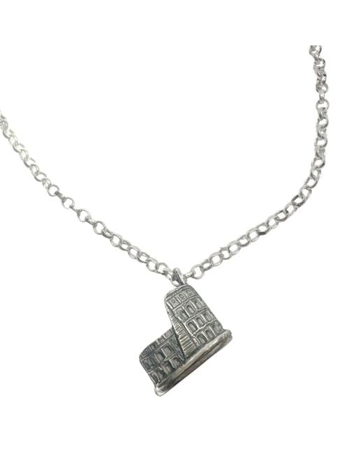 Tg-Jewellery by Tamara Gervasio Multicolor Colosseo Pendant – Handcrafted Sterling Necklace