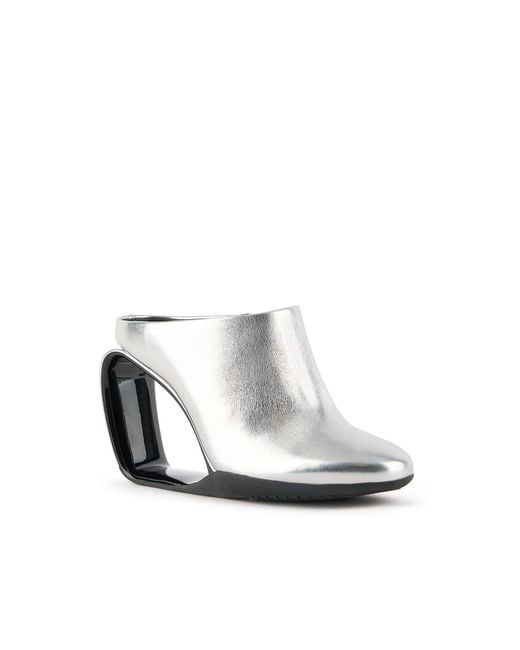 United Nude White Mobius Mule Hi