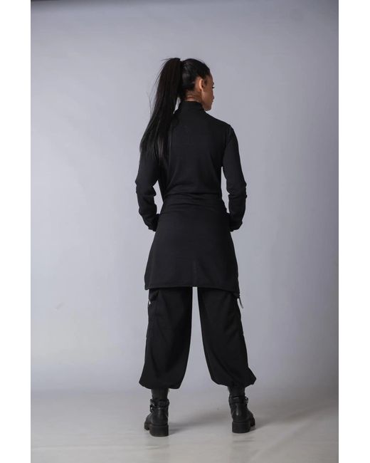 Yogi8Apparel Black New Extravagant Asymmetric Sweater