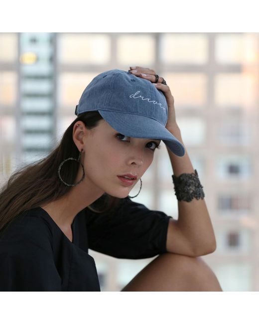Misha Vaidya Blue Driven Cap