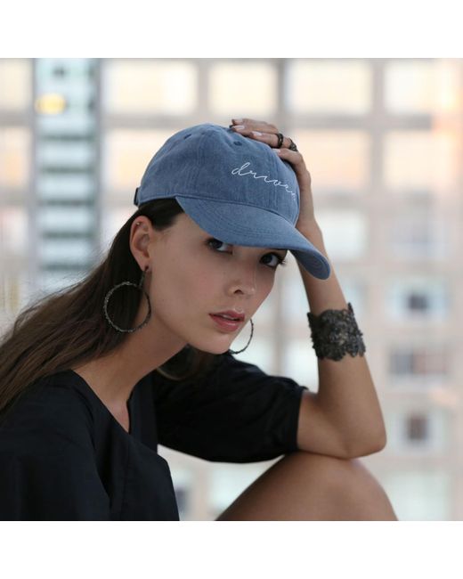 Misha Vaidya Blue Driven Cap