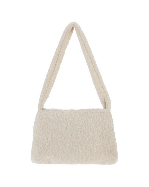 MARHEN.J Metallic Recycled Polyester Snap Closure Tote
