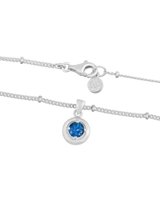 Moon London Metallic London Topaz Sterling Necklace