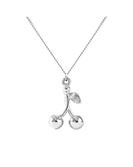 Lee Renee Metallic Cherry Necklace –