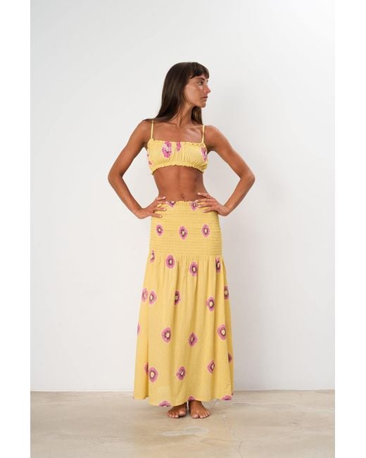 Par Y Escala Sl Yellow Jamu Skirt