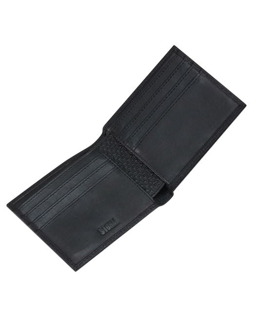 Storm Black Cares Leather Emboss Wallet for men