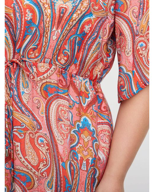 Zoe Red Veda Dress