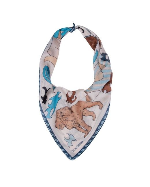 Iodes Blue Patmos Bandana/ Scarf