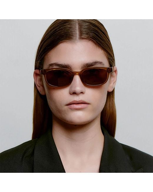 A.Kjærbede Brown Charlie Sunglasses Smoke Transparent