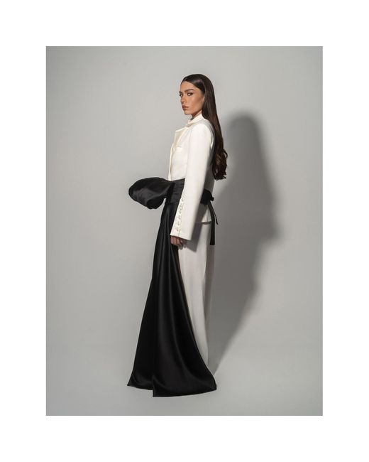 Tia Dorraine Green Modern Power Floor-Length Satin Belt