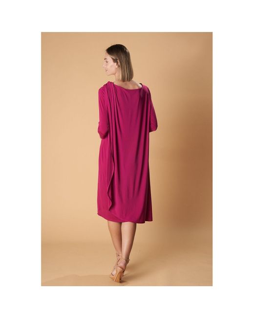 Ceylan Bcn Red Lady Midi Dress Orchid