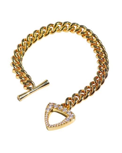 Native Gem Metallic Triomphe Bracelet- 14K Plate