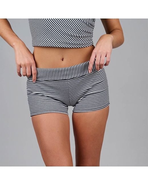 Love and Nostalgia Blue Itty-Bitty Booty Short
