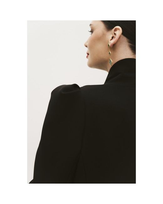 Roqaia Fashion House Black Noir Sculpté
