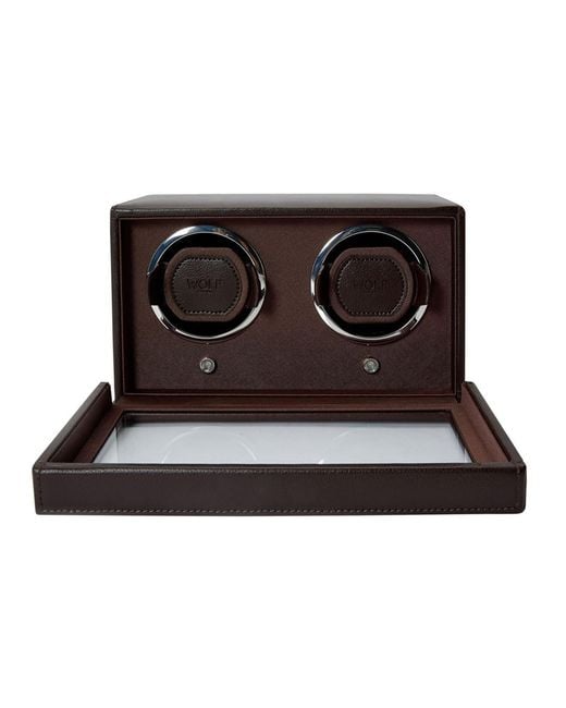 Wolf Black Cub Double Watch Winder