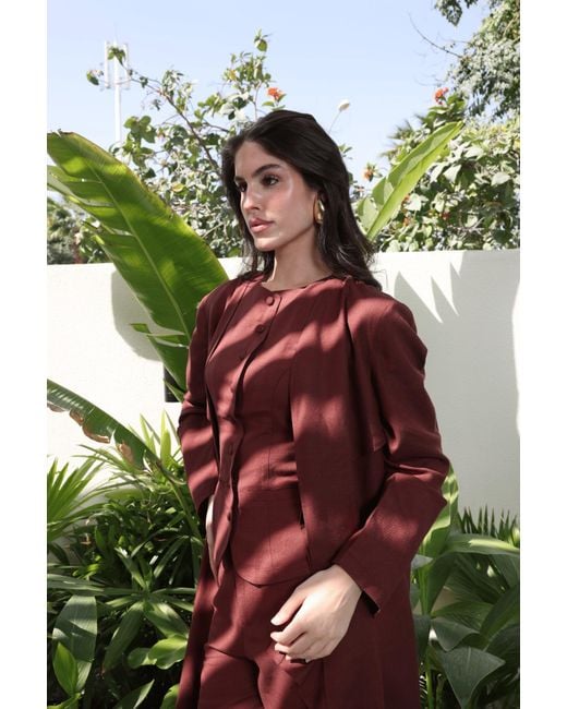Ashita Fernandes Brown Chloe Abaya