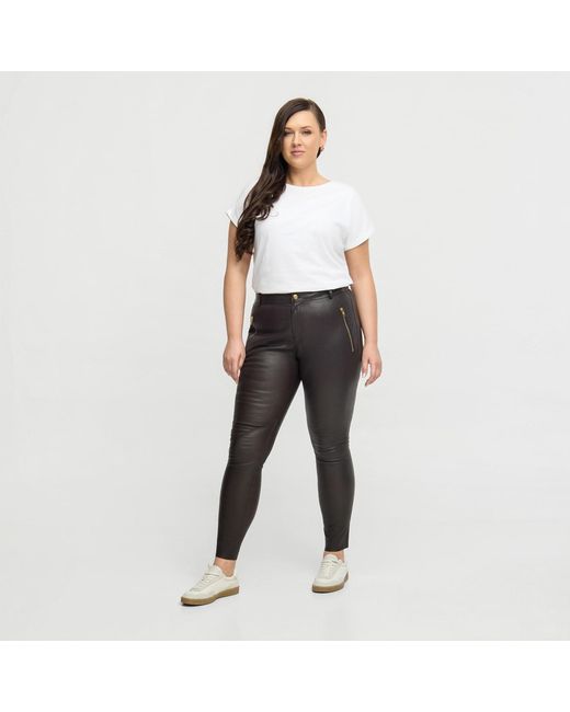 Zoe Gray Lucille Leather Pants