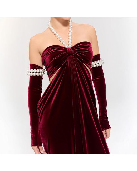Nur Karaata Red Royal Ancestry Dress
